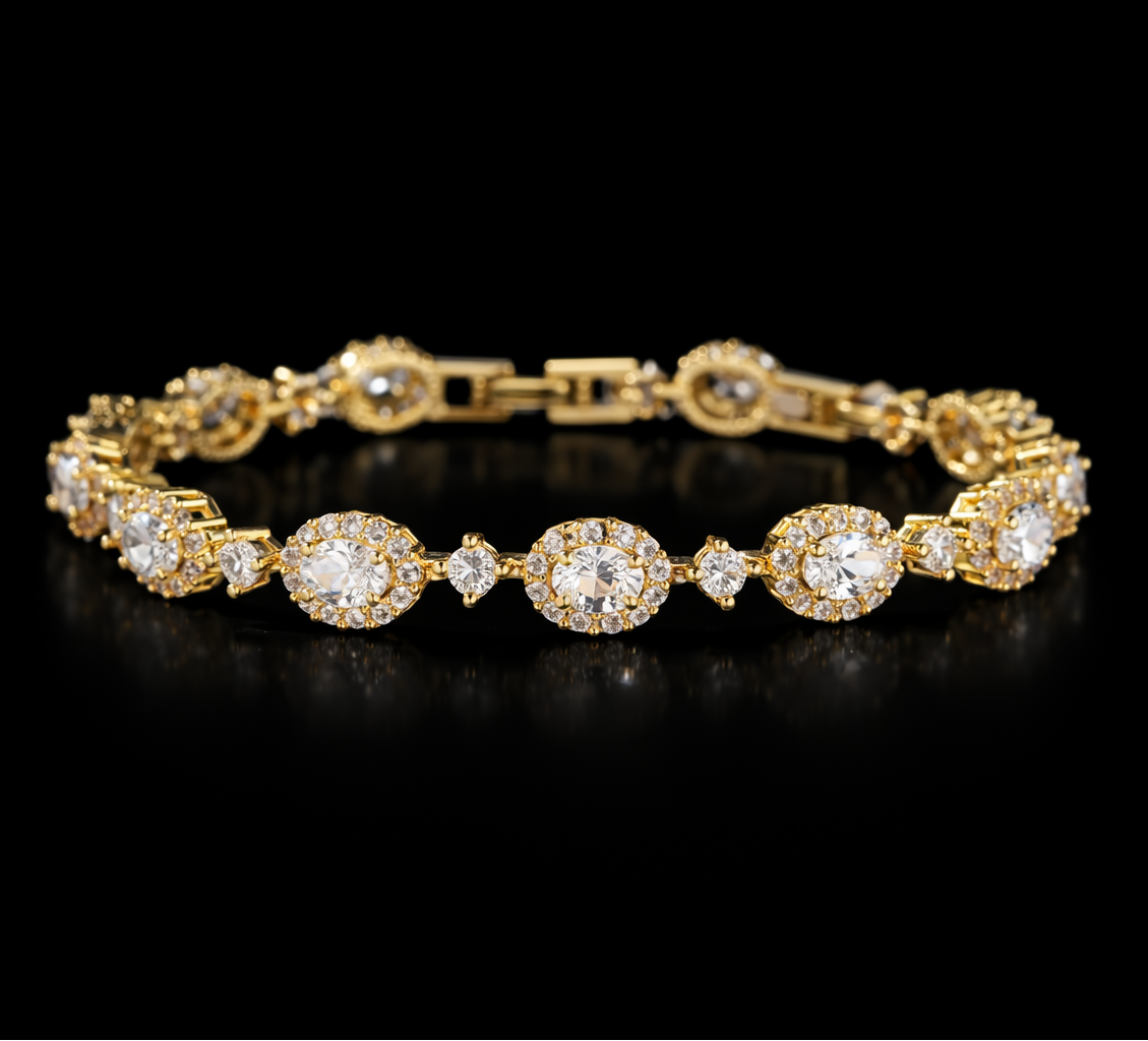 Halo Drop Bracelet