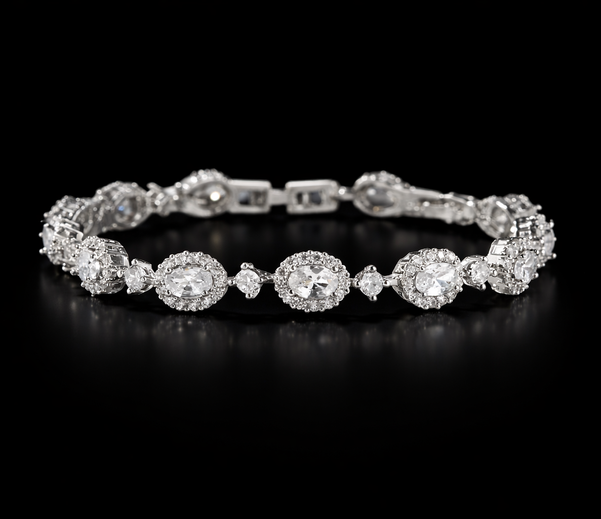 Halo Drop Bracelet
